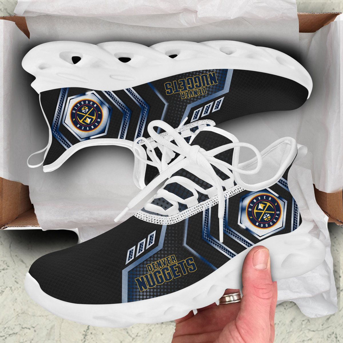 Denver Nuggets Max Soul Shoes Sneakers For Men And Women Ver 01