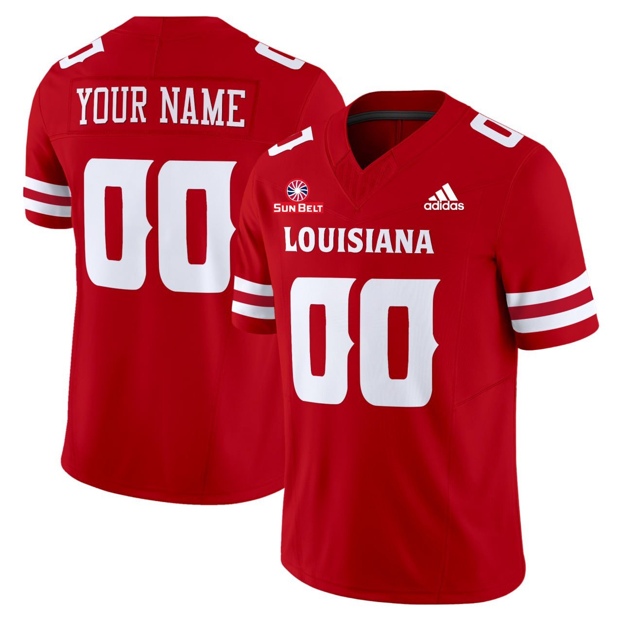 Ull Ragin Cajuns Football Custom Jersey – All Stitched