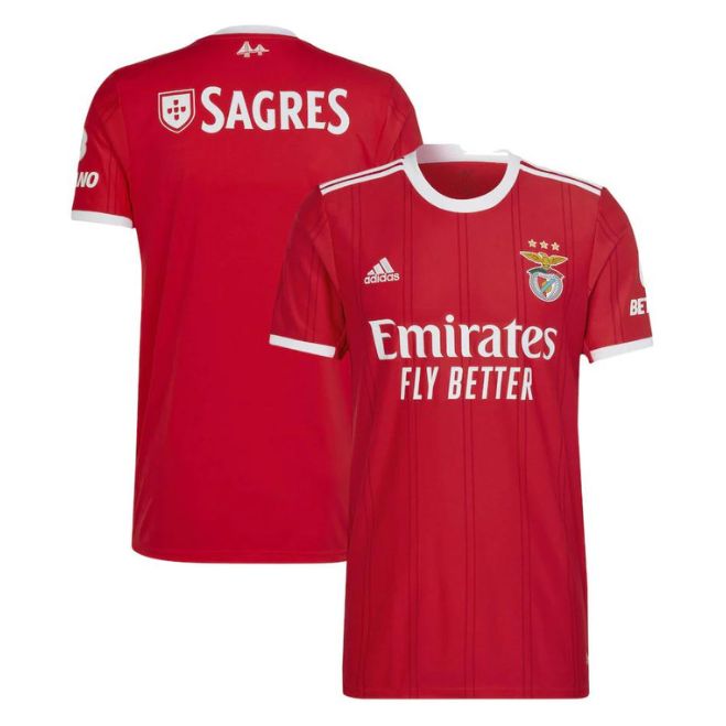 Benfica Home Unisex Shirt 2022-23 Customized Jersey – Red