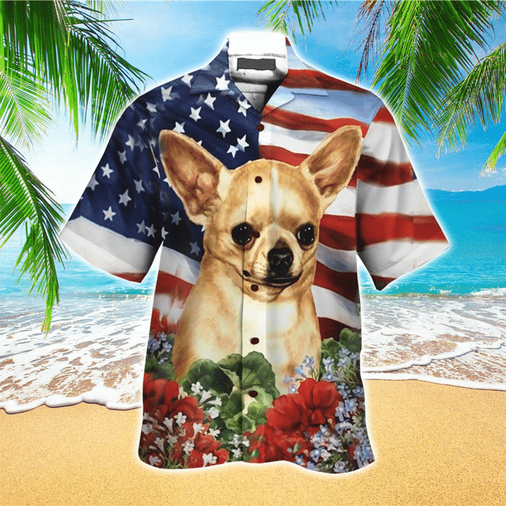 Chihuahua 3D Hawaiian Shirt For Men Women, Chihuahua Clothing, Custom Of Chihuahua Shirt, Chihuahua Hawaiian Shirt For Dog Lovers