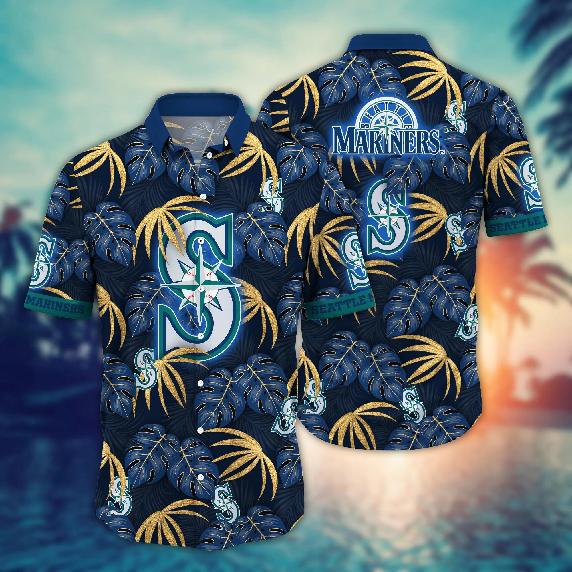 Seattle Mariners Mlb Hawaiian Shirt Sandcastles Aloha Shirt