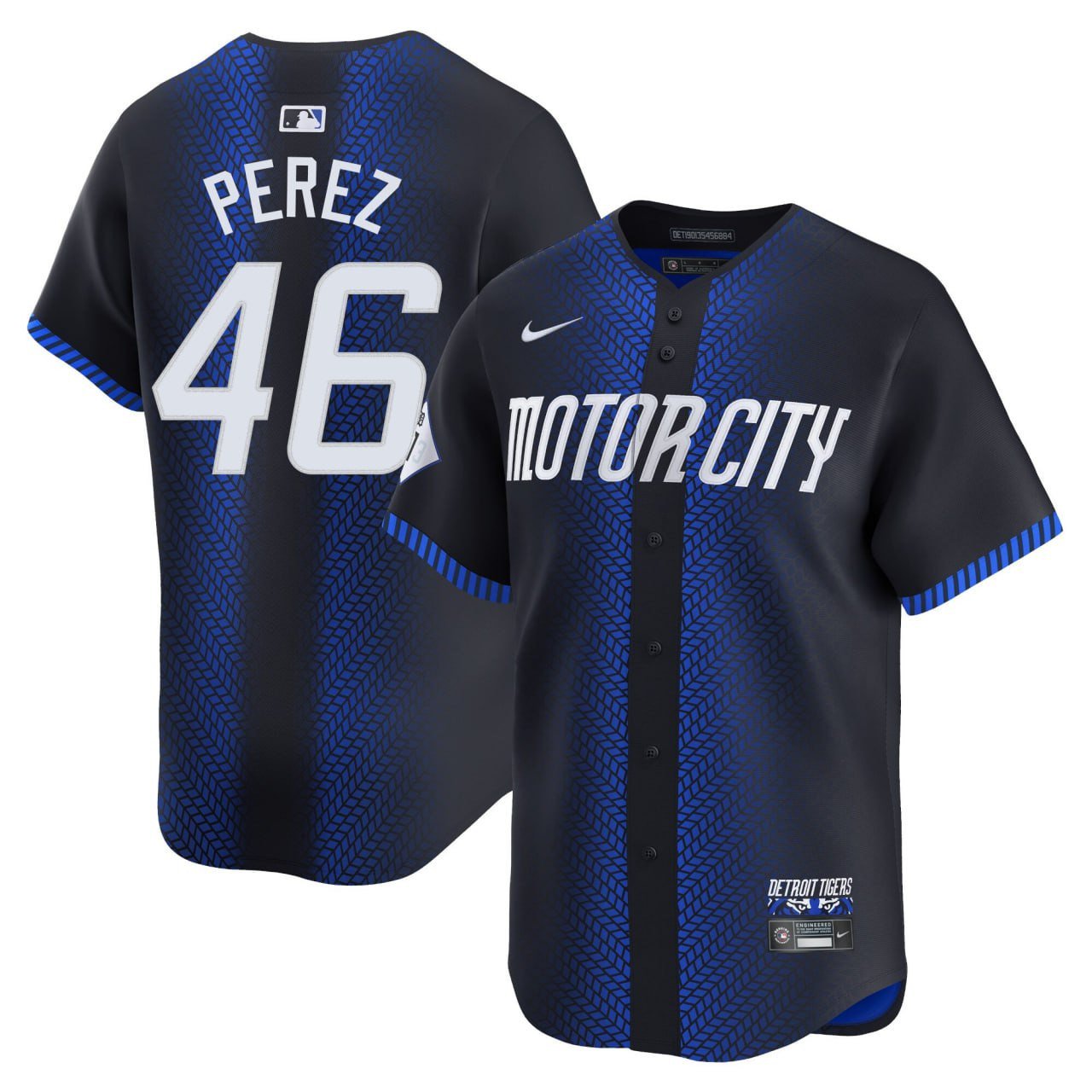 #46 Perez Detroit Tigers 2024 City Connect Vapor Premier Limited Jersey – All Stitched