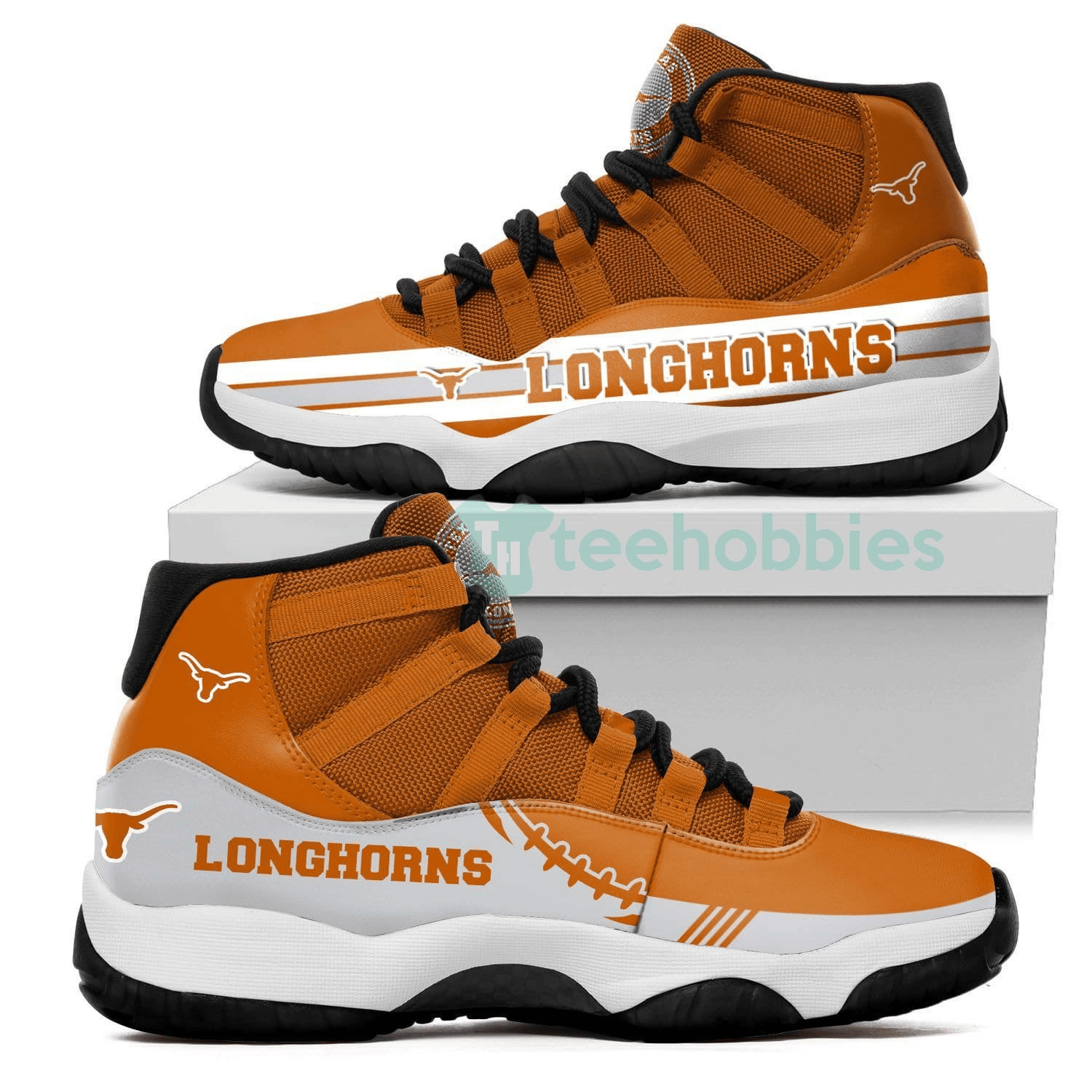 Texas Longhorns New Air Jordan 11 Shoes Sport Sneakers Men Women