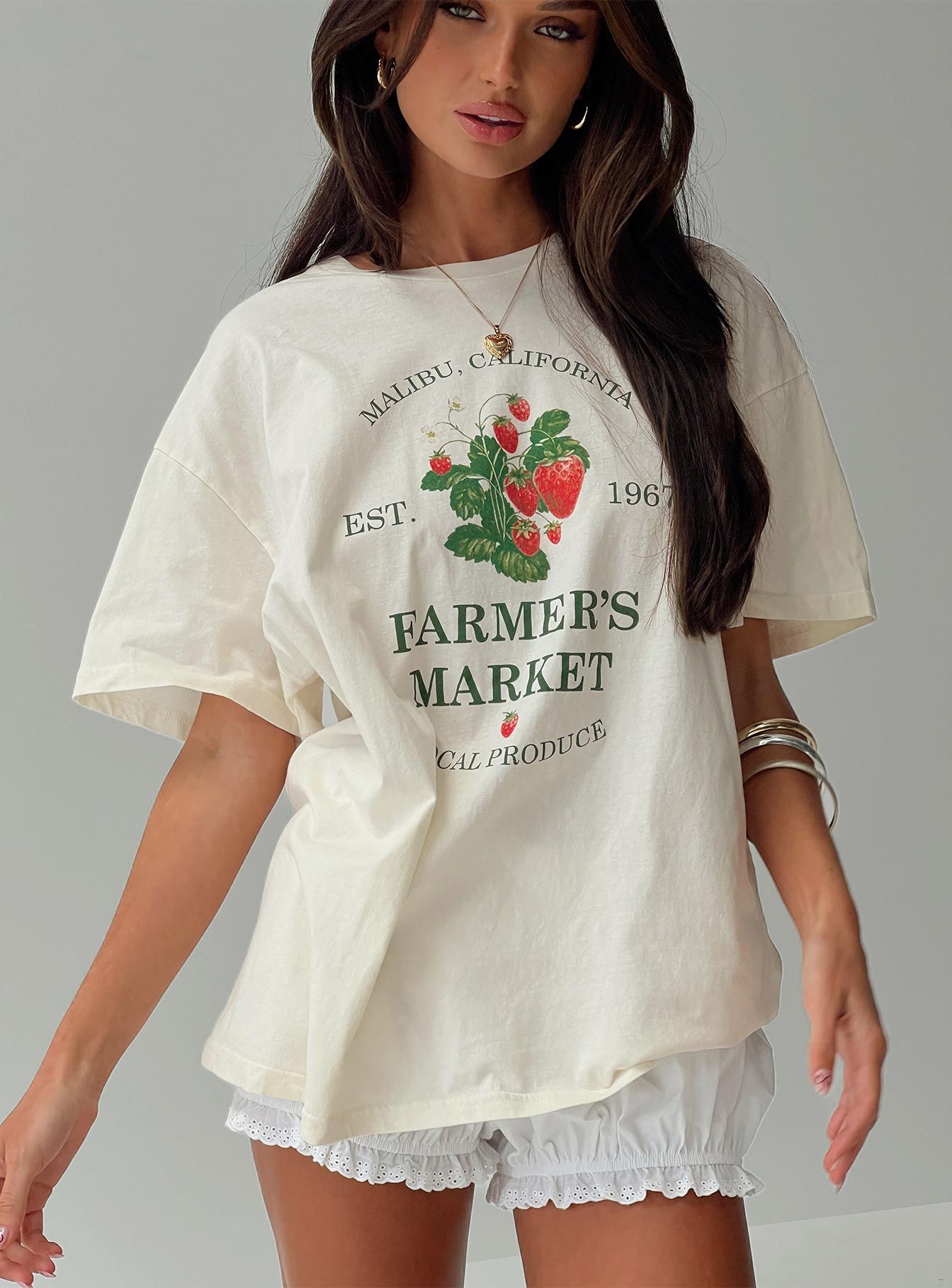 Shirt Ideas, Local Produce Tee White