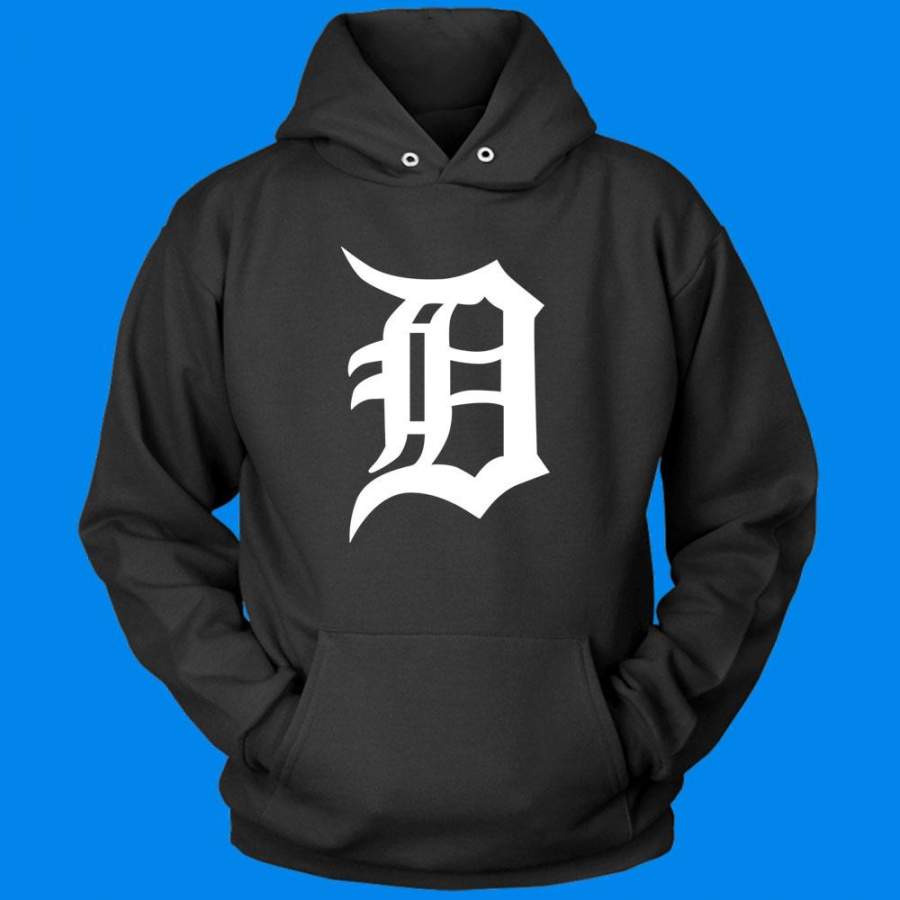 Detroit Tigers Old English D Men’S Hoodie