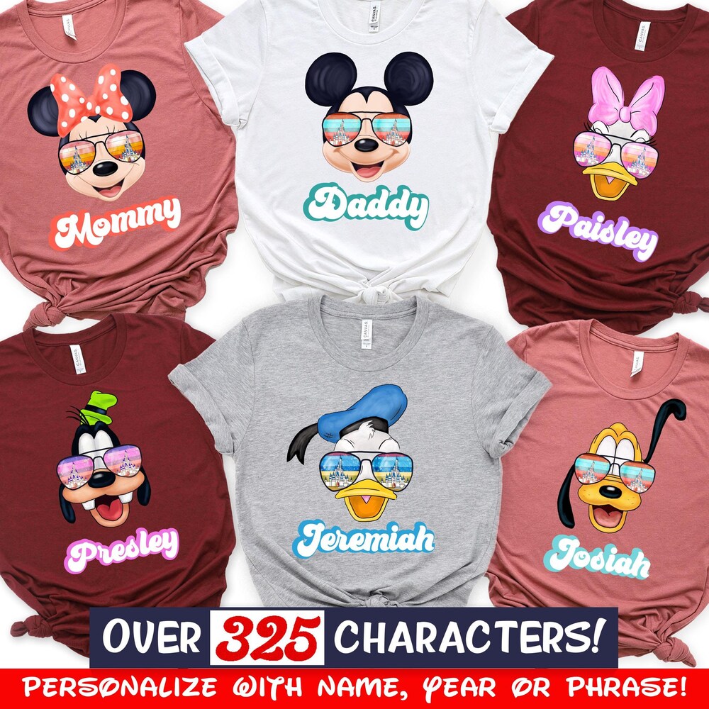 Disney Family Shirts, Disney Squad Shirts, Family Disney Shirts, Disney Women'S Shirt, Disney T-Shirts Girls And Boys, Disney Matching, Gigi X Peckshirt Blueshirtfarm