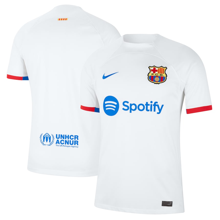 Barcelona Nike 2023/24 Away Jersey – White