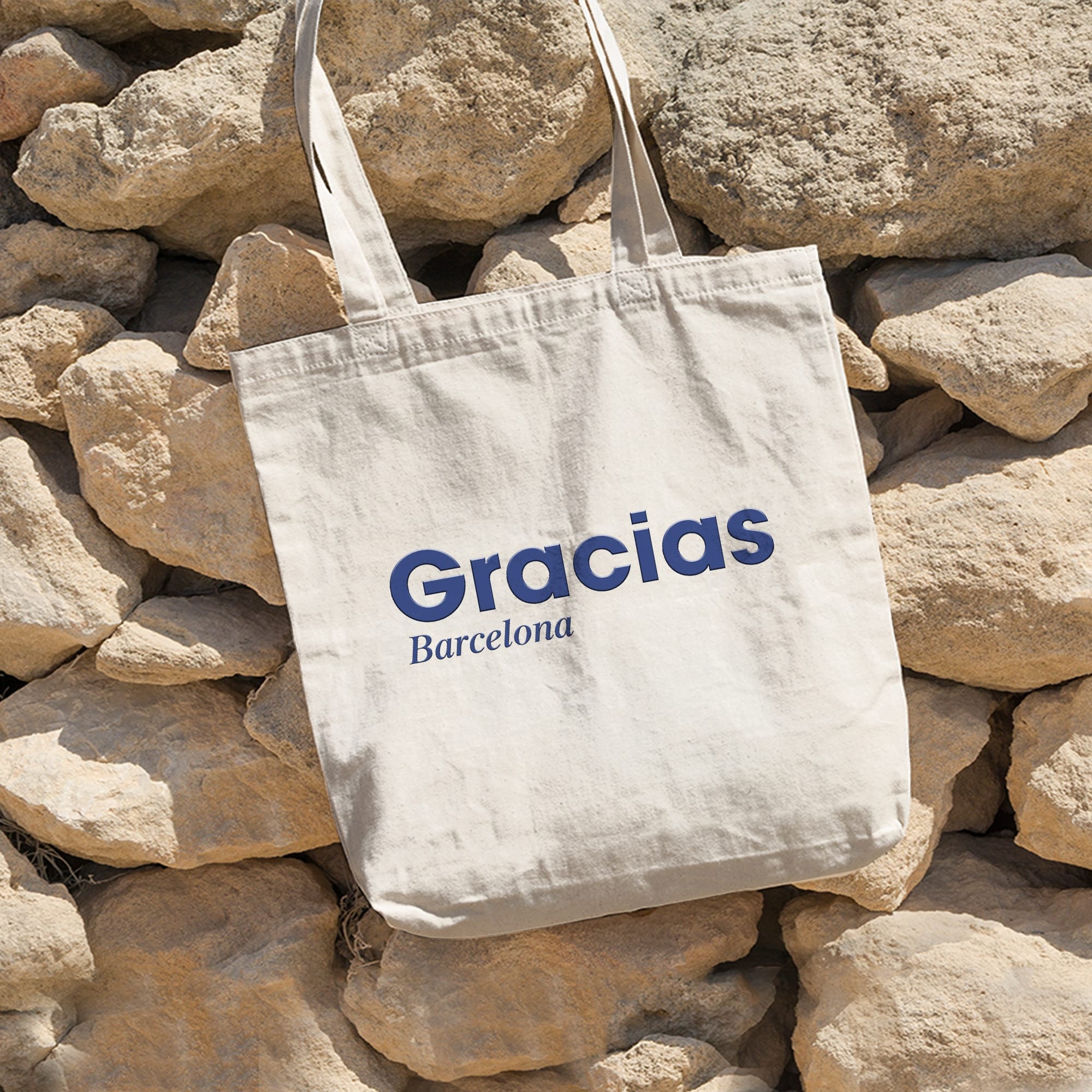 Gracias Barcelona Tote Bag, Aesthetic Barcelona Tote Bag, Barcelona Stytish Tote Bag Gift, Aesthetic Tote Bag, Birthday Gift,Canvas Tote Bag