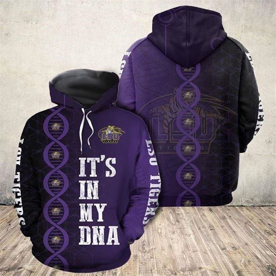 Lsu Tigers Ncaa Its In My Dna 3D Hoodie Sweatshirt