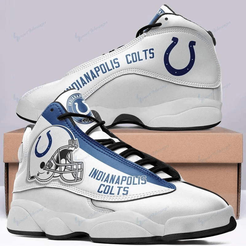 Indianapolis Colts Air Jordan 13 Shoes Custom Sneakers JD13 V800