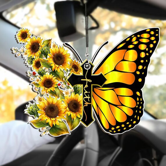 Faith Jesus Cross Yellow Butterfly S &hellip;