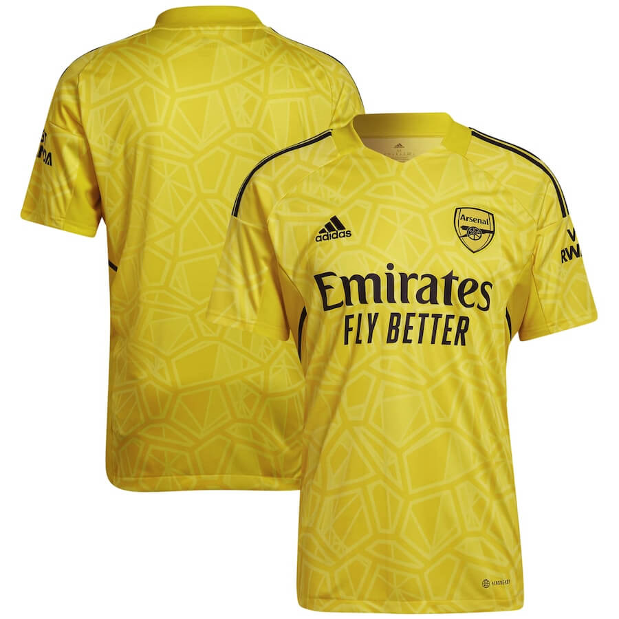 Arsenal Home Goalkeeper Shirt   2022-23  – Yellow