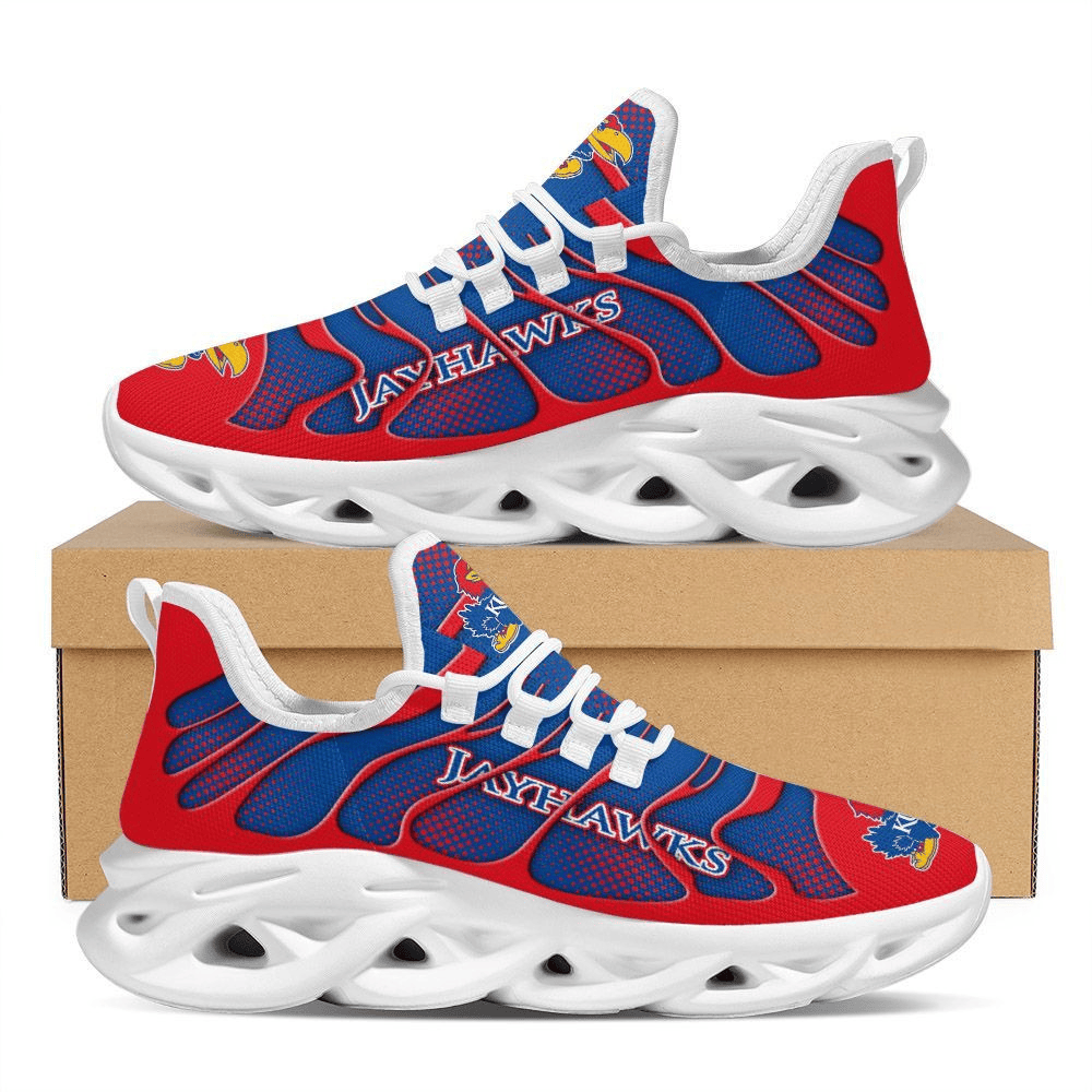 Kansas Jayhawks Blue Red Max Soul Shoes 1422