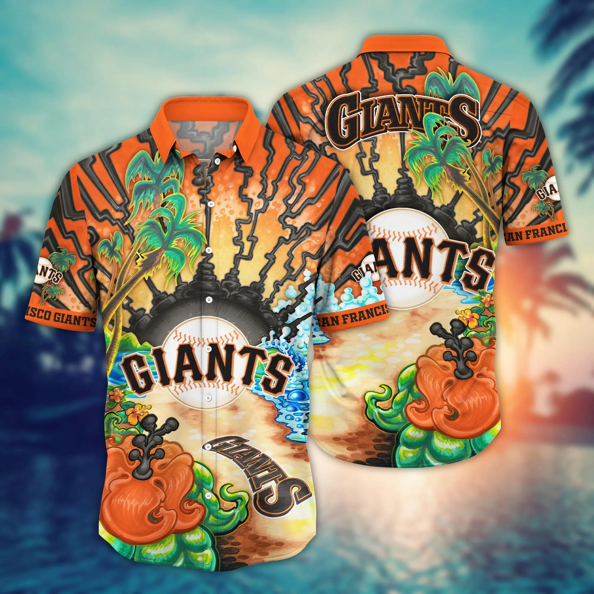 San Francisco Giants Mlb Hawaiian Shirt Flip Flopstime Aloha Shirt