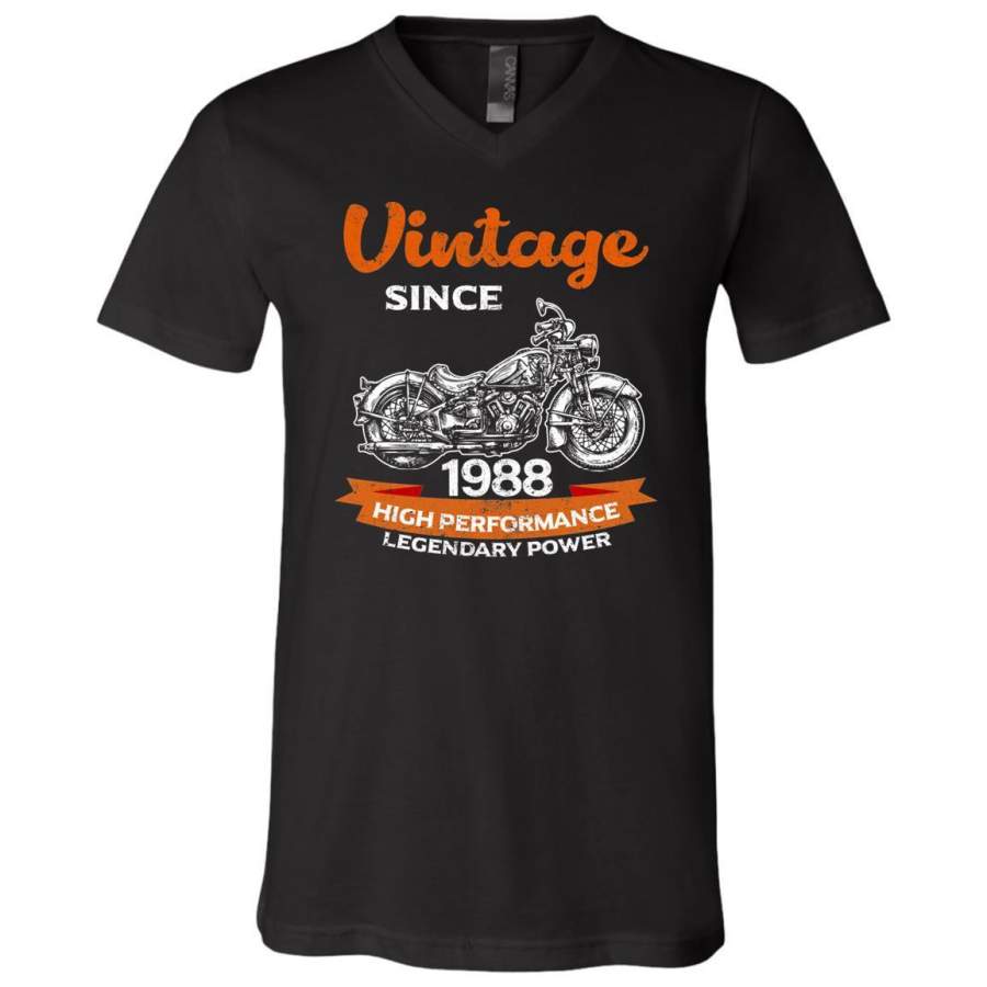 AGR Vintage Since 1988 High Performance Legendary Power Motorcycle Biker Unisex Shirts