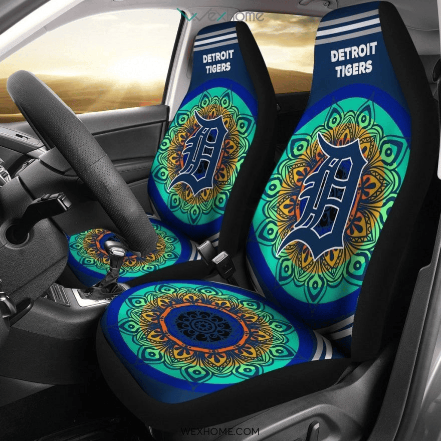 Magical And Vibrant Detroit Tigers Car Seat Cover Set CSC8708