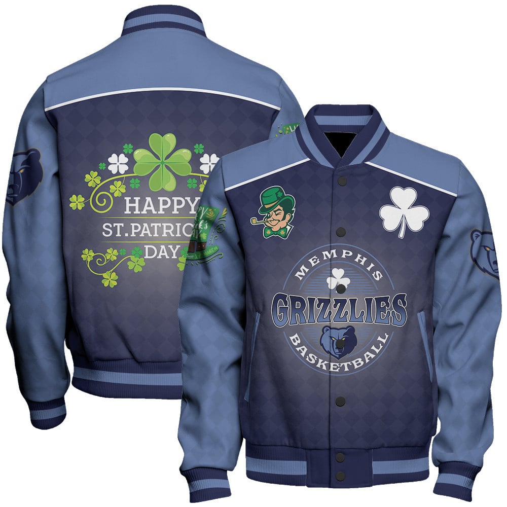 Memphis Grizzlies National Basketball Association AOP Varsity Jacket STM Ver 09