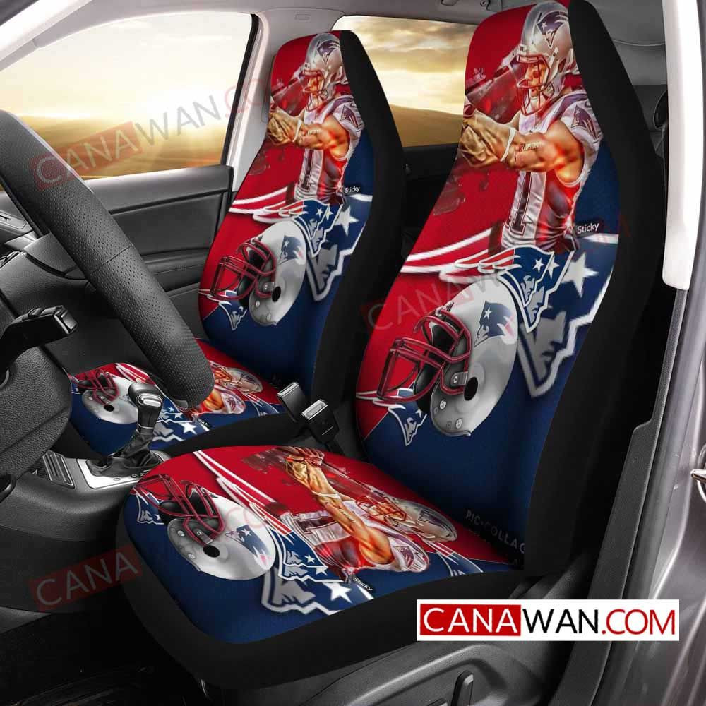 New England Patriots Car Seat Cover Set CSC898