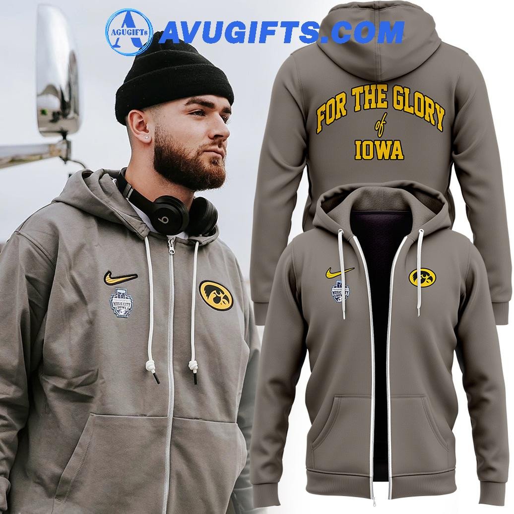 Iowa Hawkeyes Music City Bowl Limited For Fans New Zipper Hoodie – Zip Hoodie 3D Aop Shirt