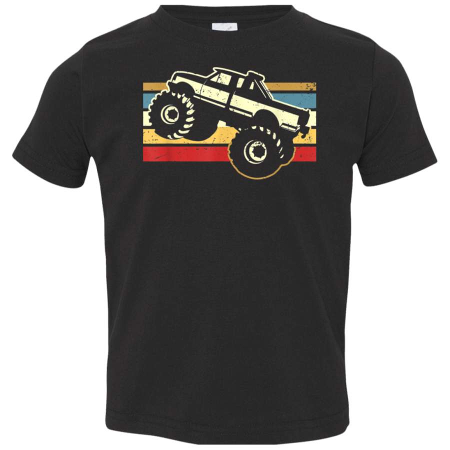 Vintage Monster Truck Shirt Men Boy Kids 3321 Rabbit Skins Toddler Jersey T-Shirt