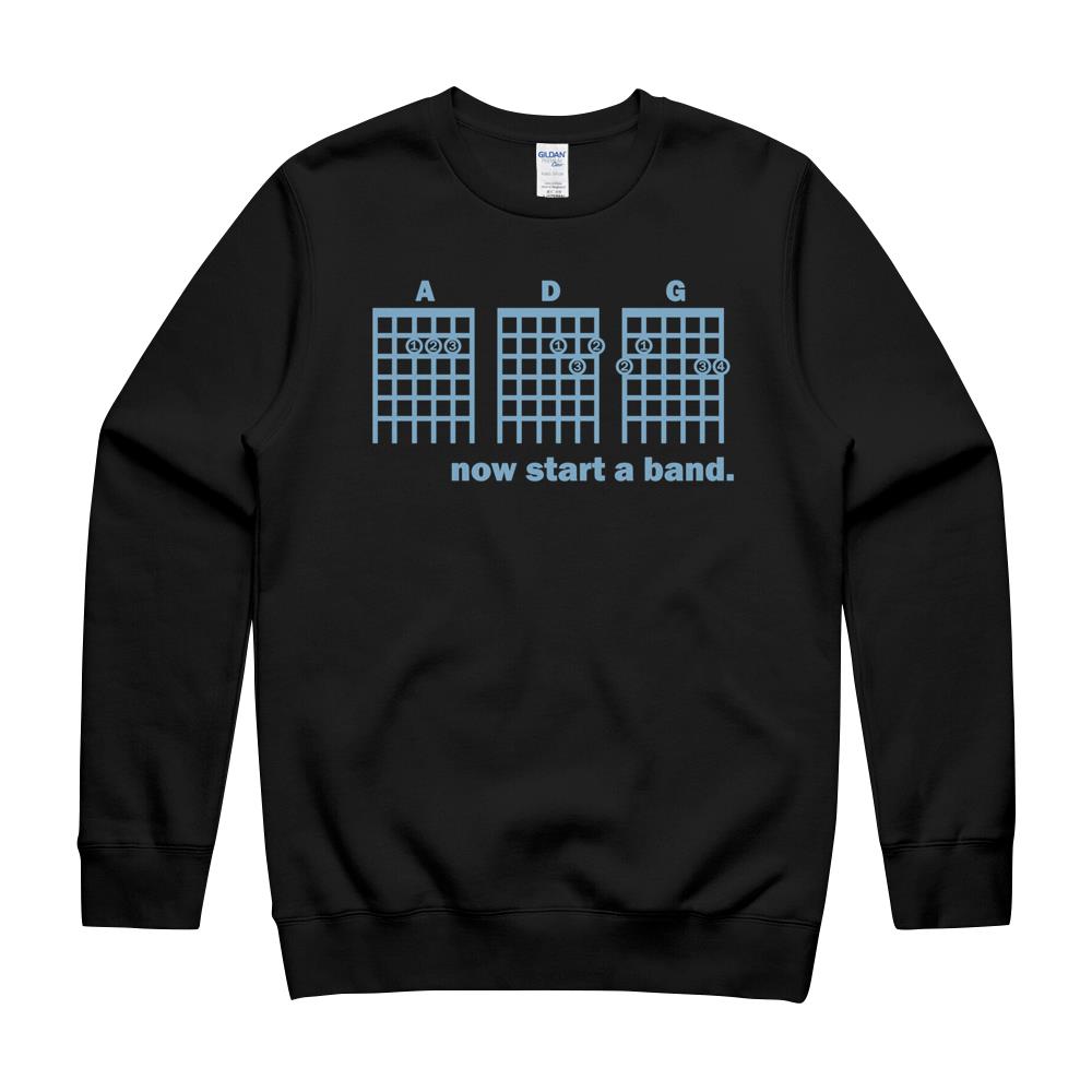 Now Start A Band Guitar Tabs Music Funny Parody Quote T-Shirt Hoodie Sweatshirt Crewneck Sweatshirt