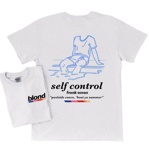 Frank Ocean BLOND SELF-CONTROL Short Sleeve Shirt | Blonde | fun gift ideas | Origin design trends | have fun with life