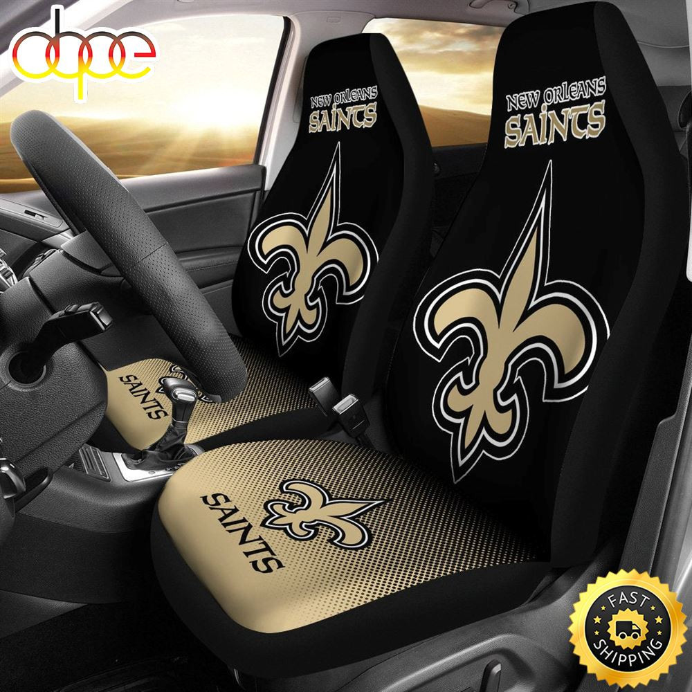 New Fashion Fantastic New Orleans Saints Car Seat Cover Set CSC4707