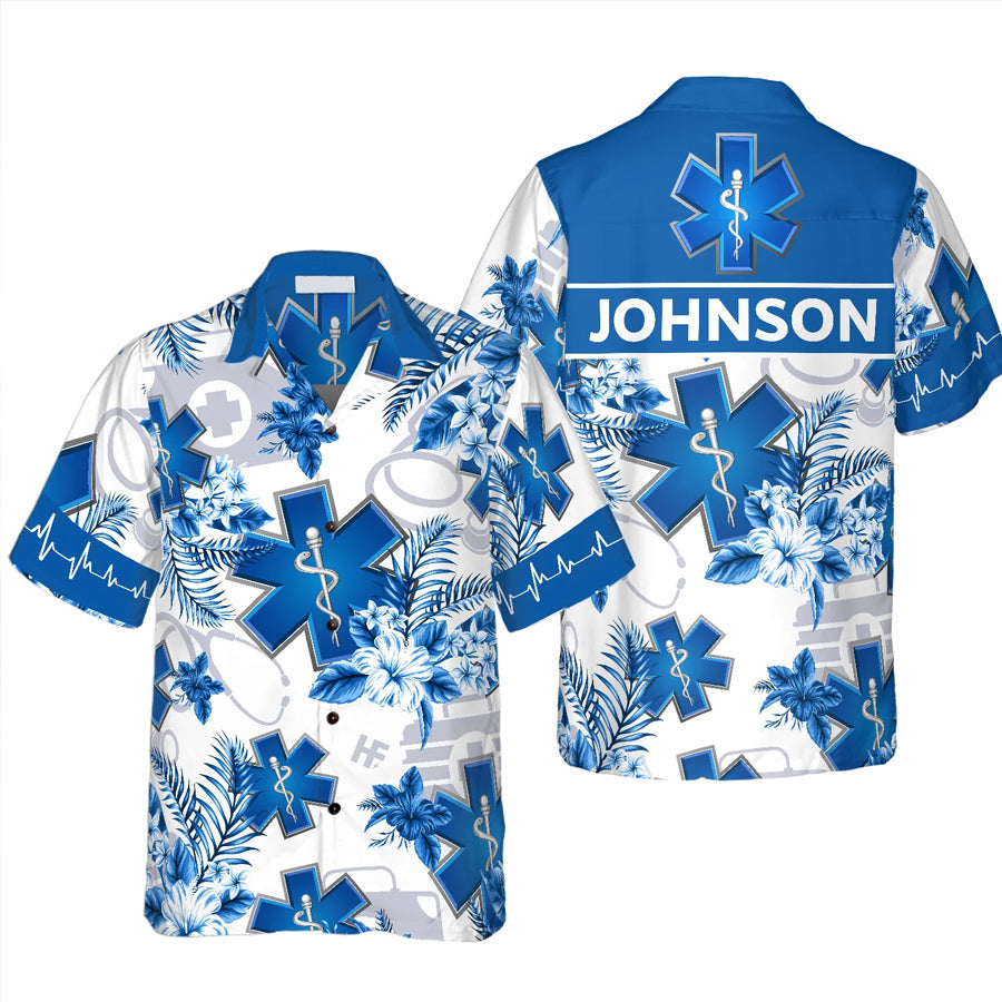 Paramedic Name Custom Hawaiian Shirt