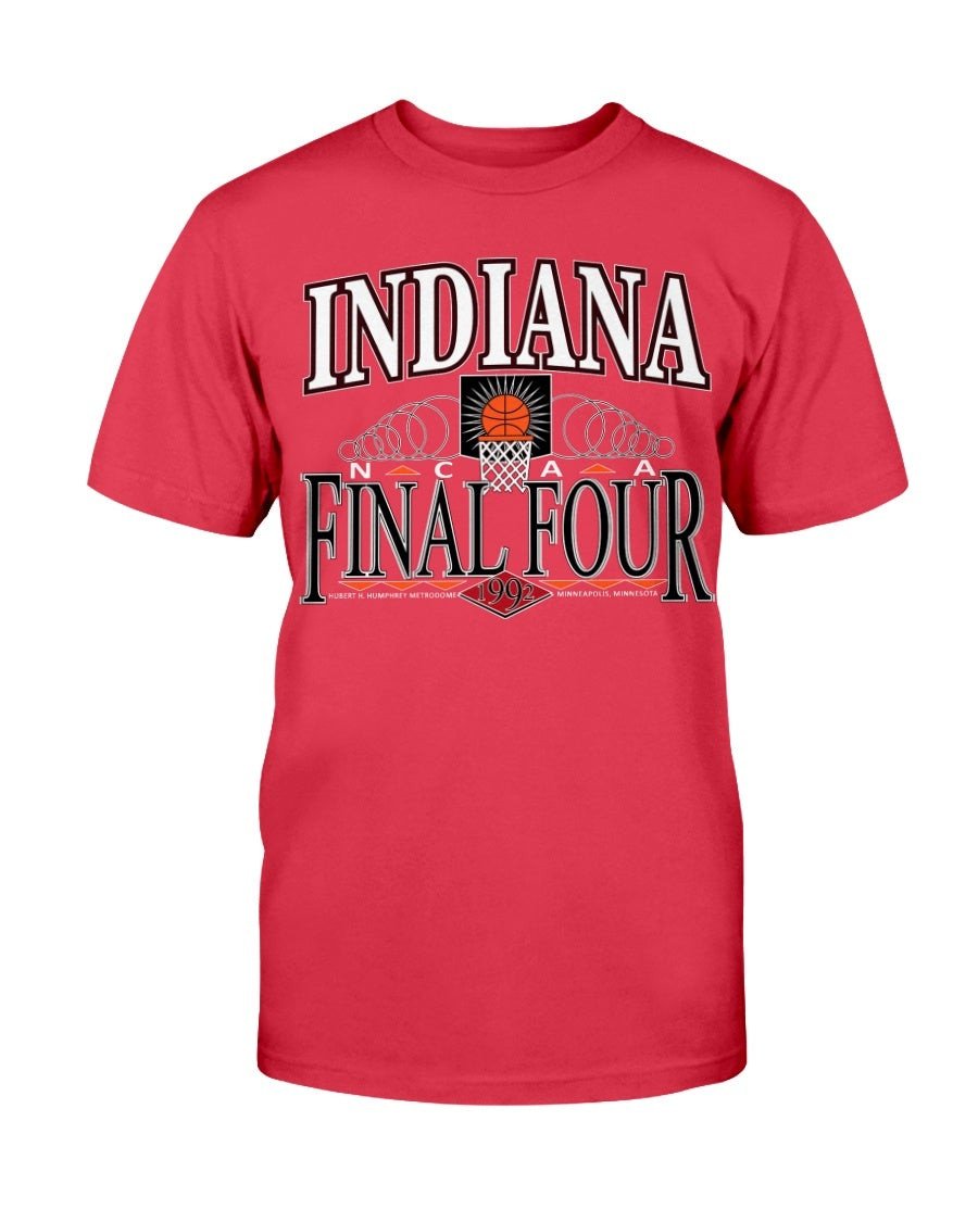 Vintage 1992 Indiana Hoosiers Basketball Final Four T Shirt 210928