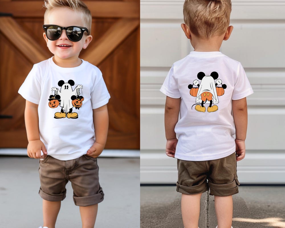 Mickey Halloween Toddler Shirt, Disney Mickey Halloween Kids Shirt, Mickey Mouse Halloween Shirt, Halloween Toddler Tee x Product by Teeblend Store