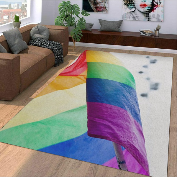 Pride Flag Area Rug