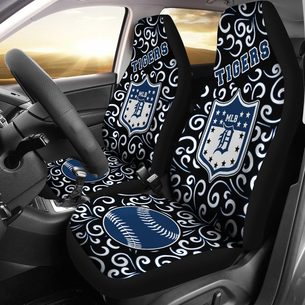 Detroit Tigers Car Seat Covers Sets For Car CSC6277