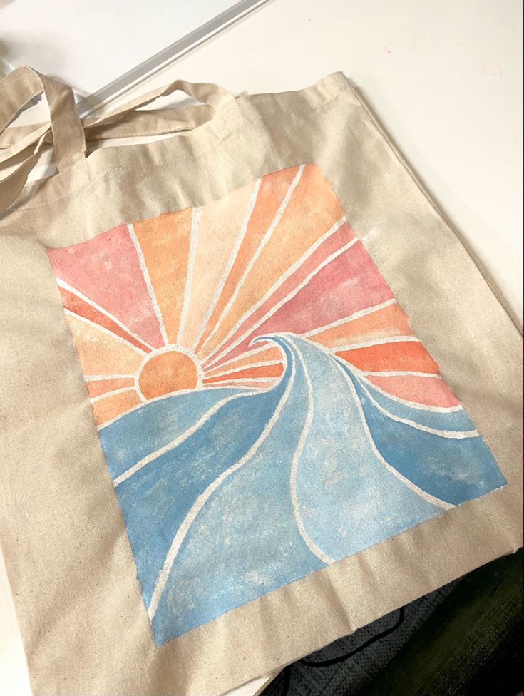 Painted Tote Bag N290, Best Tote Bags Ideas, Cute Tote Bags Ideas, Tote Bag Design Ideas, Girls Tote Bag, Best Canvas Tote Bags Ideas