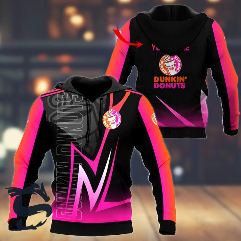 Personalized Dunkin Donut Esport Style Hoodie & Zip Hoodie