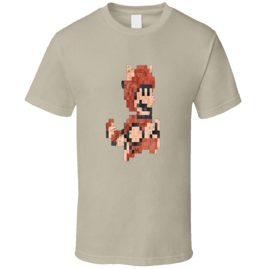 Super Mario Tanooki Vintage Pixels T …