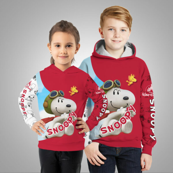 Snoopy Dog 3D Kid’S Hoodie