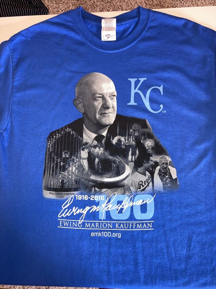 Vintage Kansas City Royals Ewing Marion Kauffman T Shirt