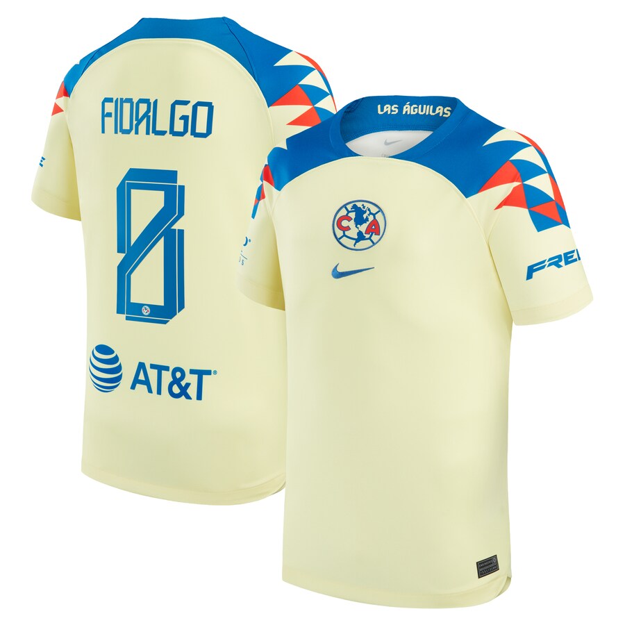 Álvaro Fidalgo Club America Nike  Home 2023/24  Jersey – Yellow