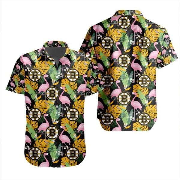 Nhl Boston Bruins Special Aloha Style Design 3D Hawaiian Shirt