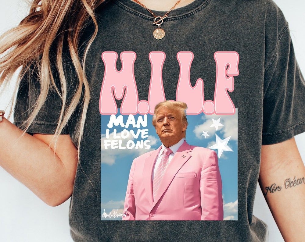 Shirthome  Man I Love Felons Trump Shirt, Funny Trump Shirt, Republican Tee, Trump 2024 Shirt, Political Shirt, Trump Lover Shirt, Funny Election Shirt