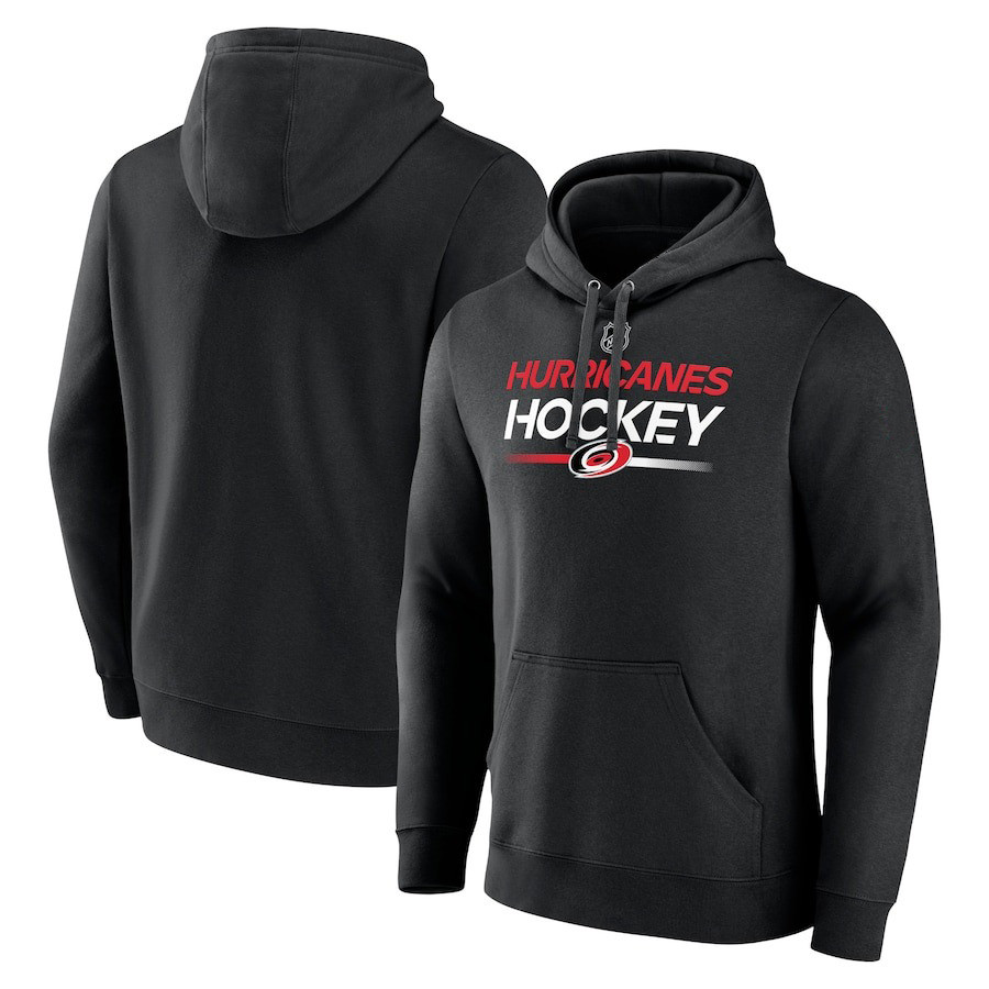 Carolina Hurricanes NHL National Hockey League Logo Black Print 2D Hoodie