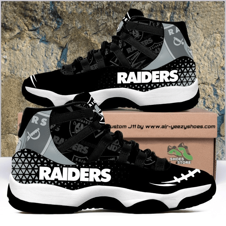 Las Vegas Raiders Air Jordan 11 Shoes Sport Sneakers