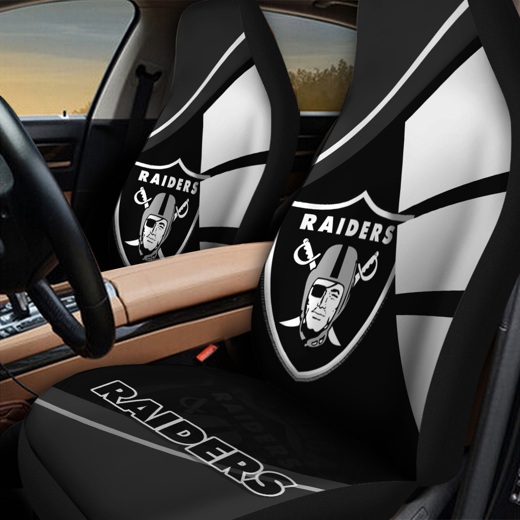 Las Vegas Raiders Car Seat Cover Set CSC29