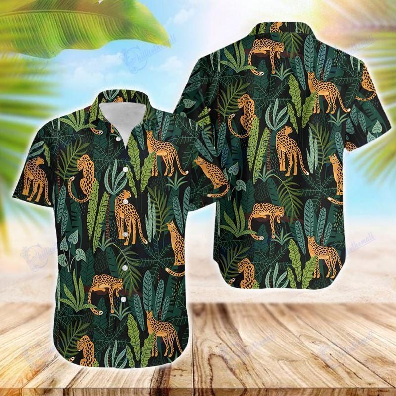 Jaguar Tropical Jungle Hawaiian Aloh …