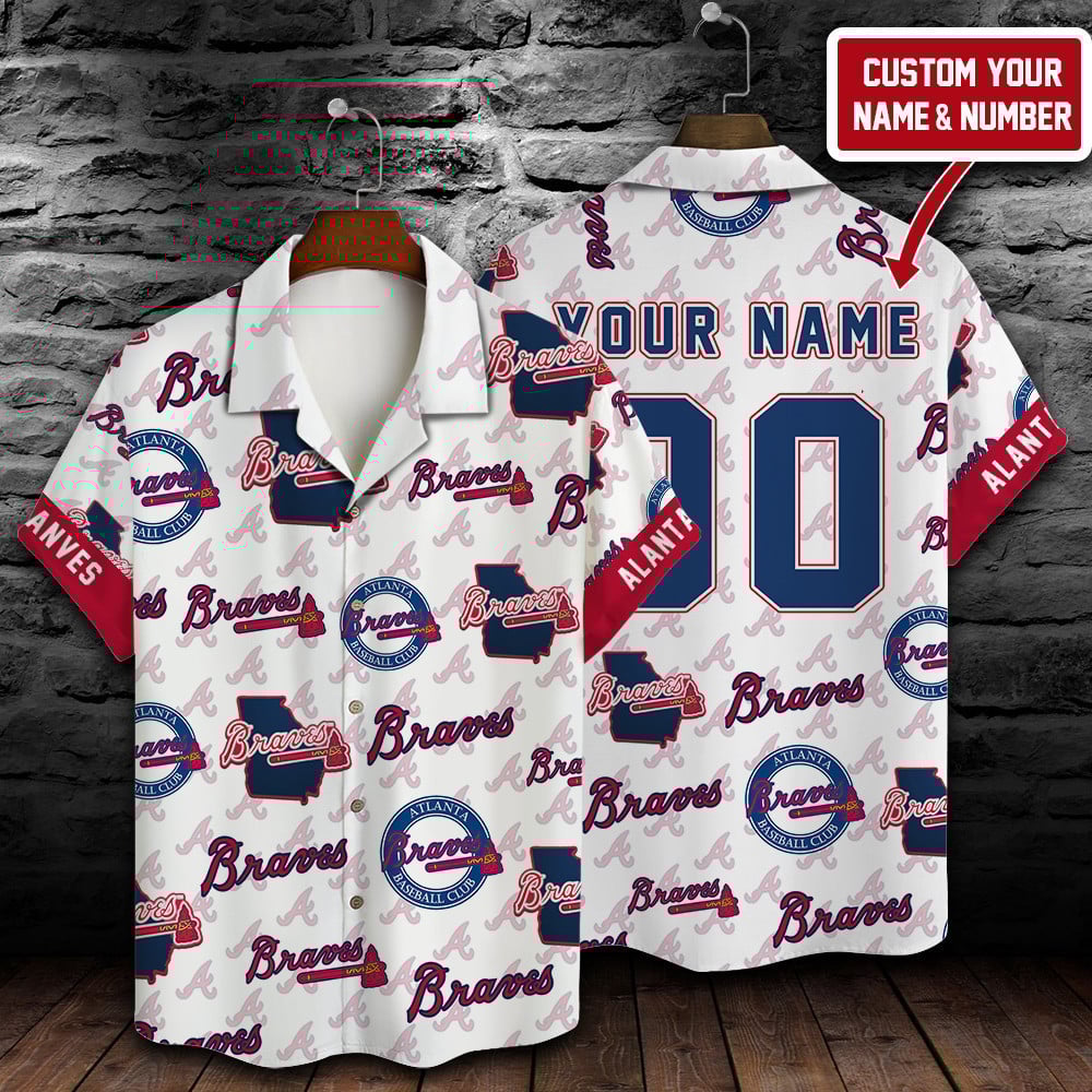 Atlanta Braves Mlb Custom Summer 3D Hawaiian Shirt