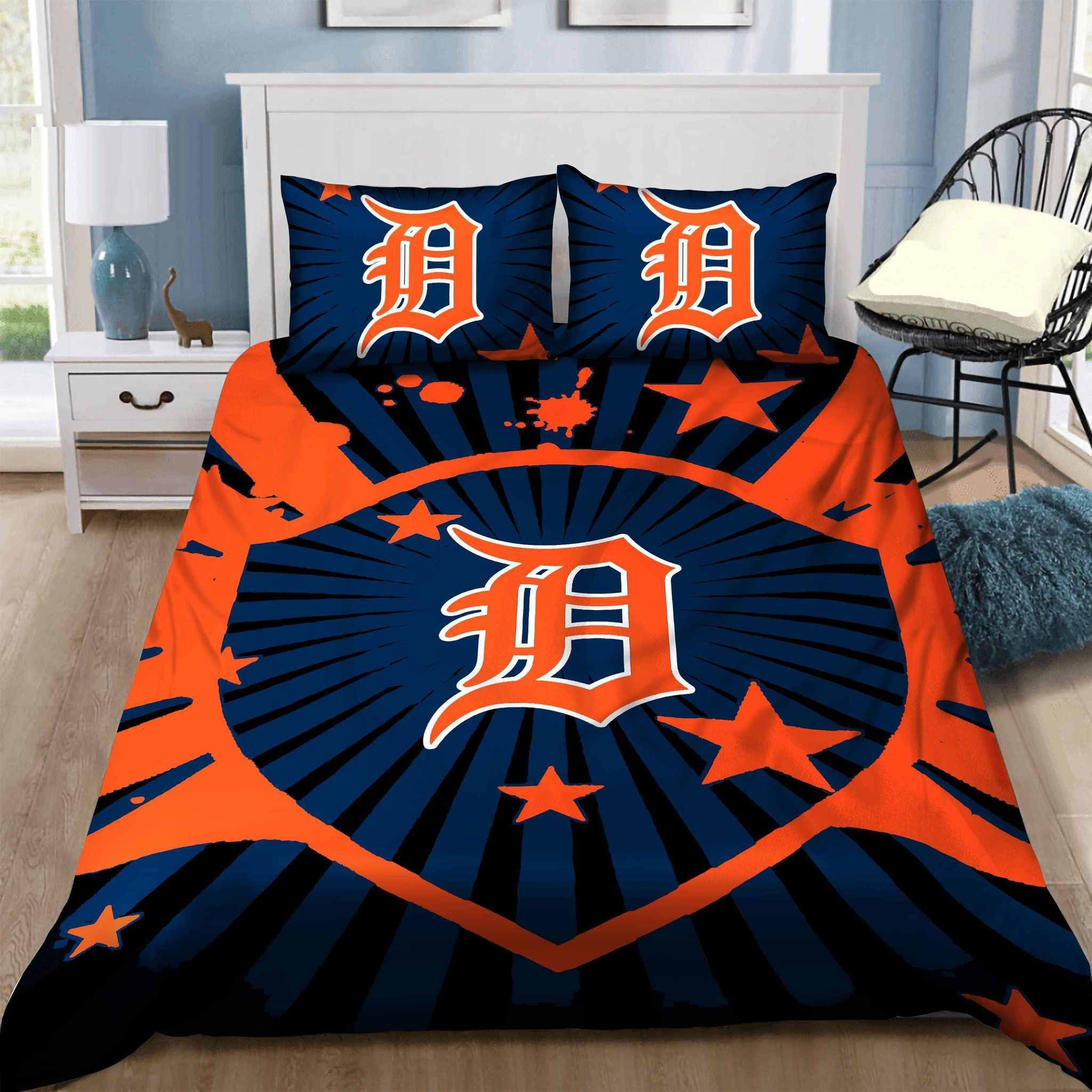 Detroit Tigers Bedding Set Sleepy (D …