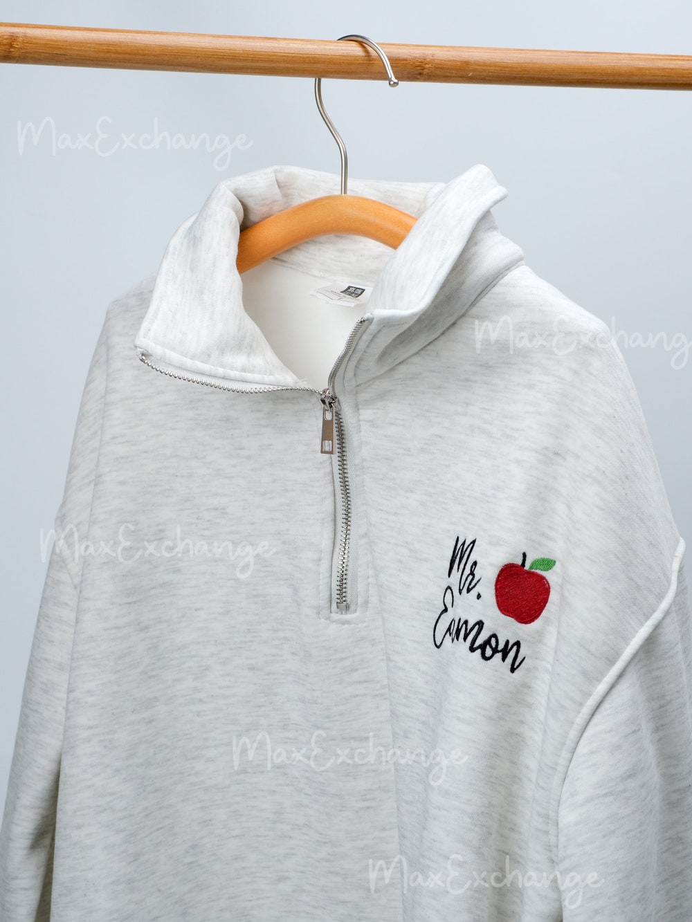 Personalized Teacher Sweatshirt - Custom Quarter Zip