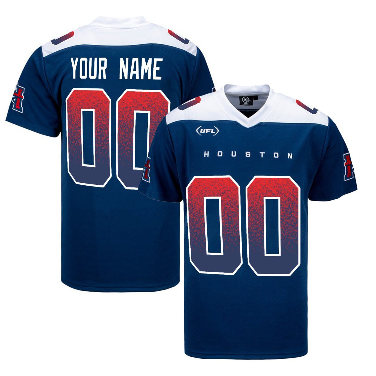 Ufl Houston Roughnecks Custom Jersey – All Stitched