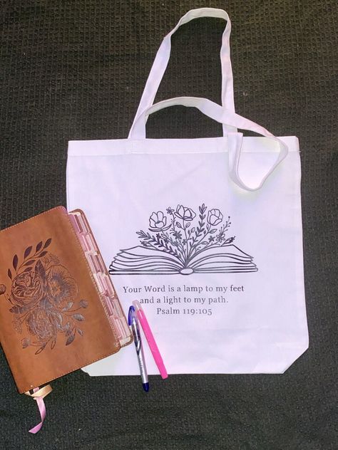 Bible Study Church Tote| Women’s Bible Study Tote| Women of Faith Tote| Faith | Organic Cotton Tote Bag