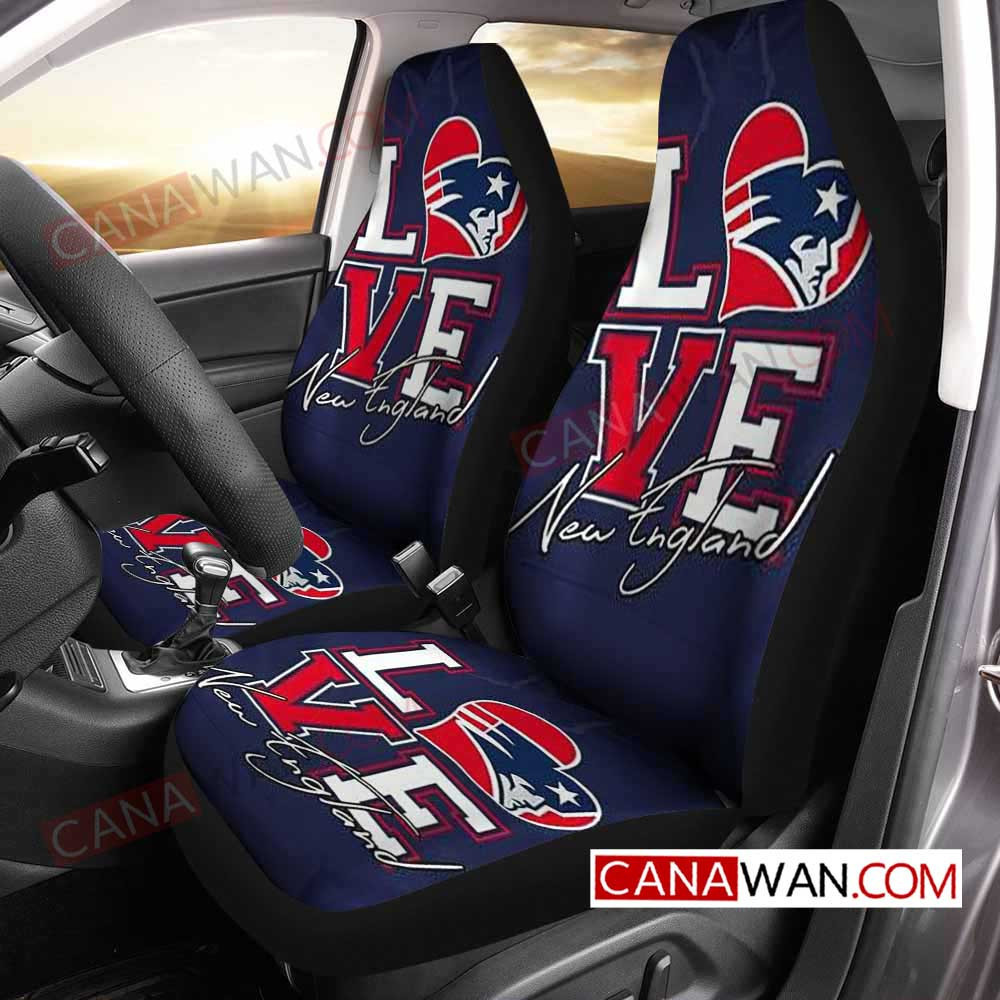 New England Patriots Car Seat Cover Set CSC2636